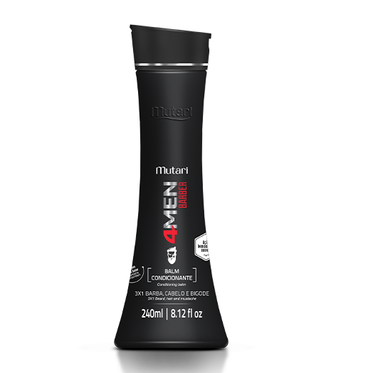  Balm Condicionante – 3×1 Barba, Cabelo e Bigode – 4Men Barber