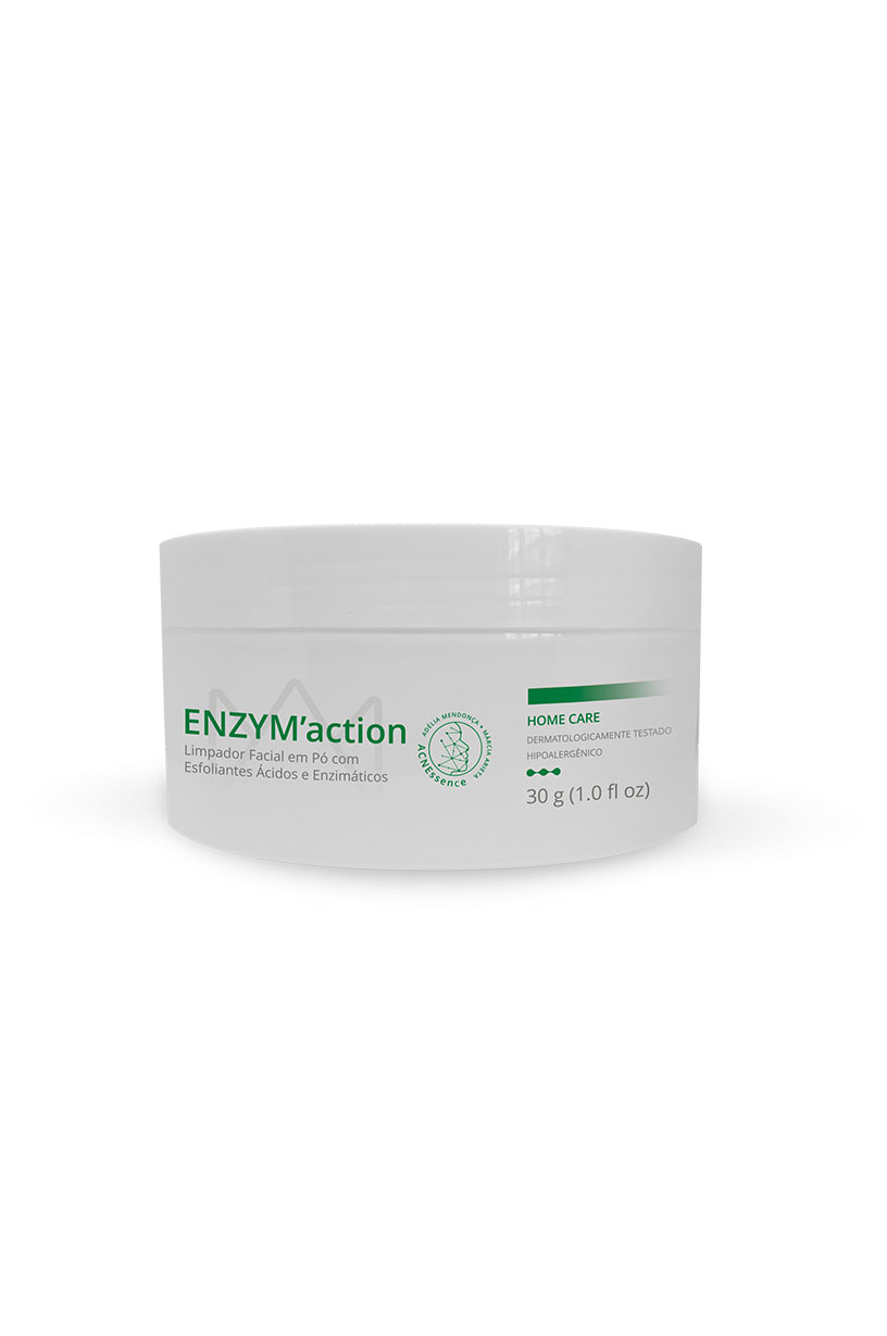 ENZYM´ACTION - LIMPADOR FACIAL EM PÓ COM ESFOLIANTES ÁCIDOS E ENZIMÁTICOS